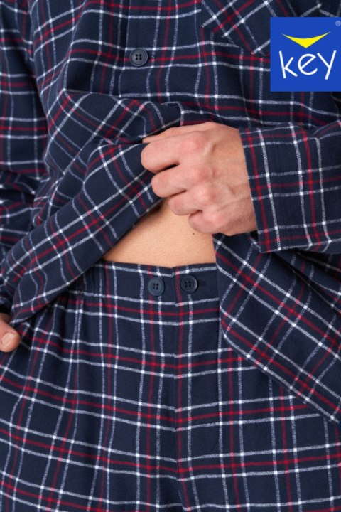 KEY PIZAMA MĘSKA MNS 414 B23 3XL-4XL KEY PIZAMA MĘSKA MNS 414 B23 3XL-4XL