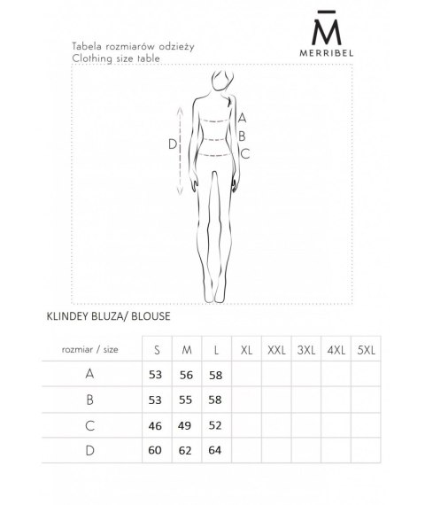 Merribel Klindey Blue - L Merribel Klindey Blue - L