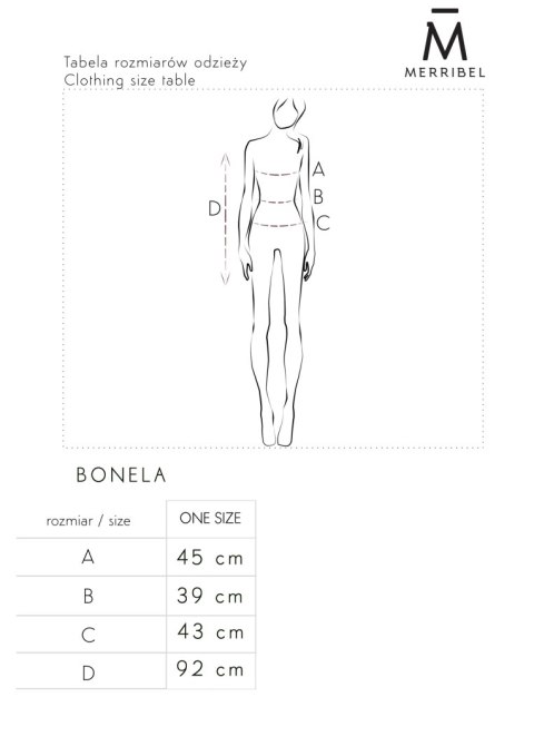 Merribel Sukienka Bonela Beige - ONE SIZE Merribel Sukienka Bonela Beige - ONE SIZE