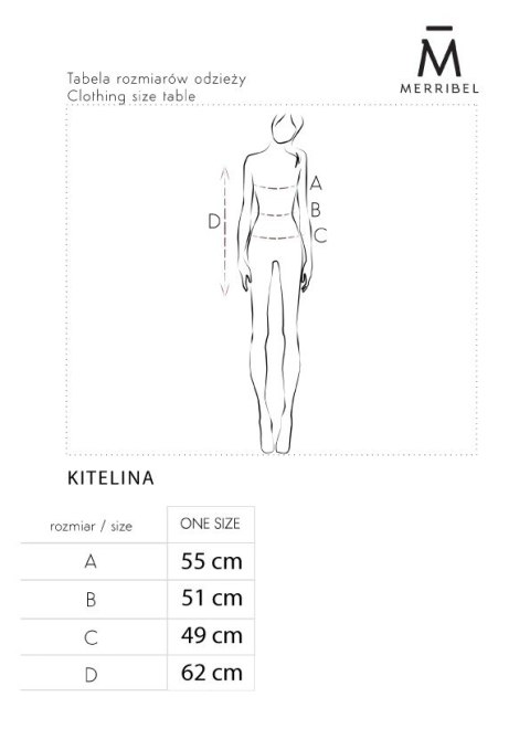 Merribel Sweter Kitelina Beige - ONE SIZE Merribel Sweter Kitelina Beige - ONE SIZE