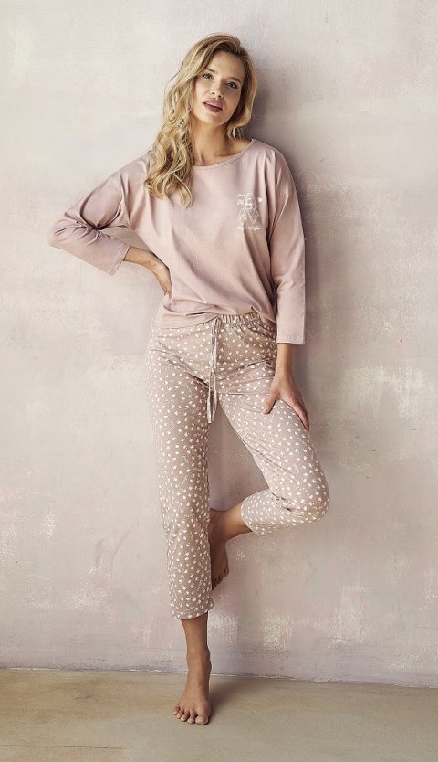 PIŻAMA TARO 2974 GABRIELLE AW24 XL moka Taro PIŻAMA TARO 2974 GABRIELLE AW24 XL moka Taro