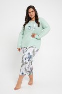 PIŻAMA TARO 3016 ARIANA AW24 XXL-3XL 3XL zielony Taro