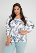 PIŻAMA TARO 3018 FLAVIA AW24 XXL-4XL 3XL biały Taro