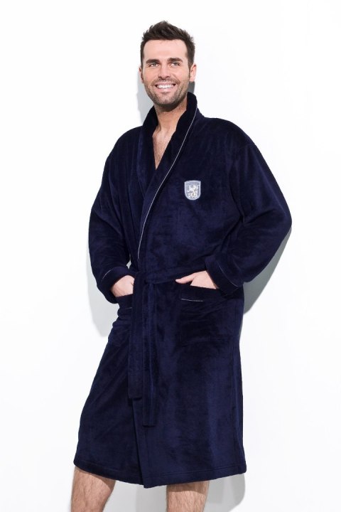 SZLAFROK L&L MĘSKI BORYS 3XL 3XL granat LL SZLAFROK L&L MĘSKI BORYS 3XL 3XL granat LL