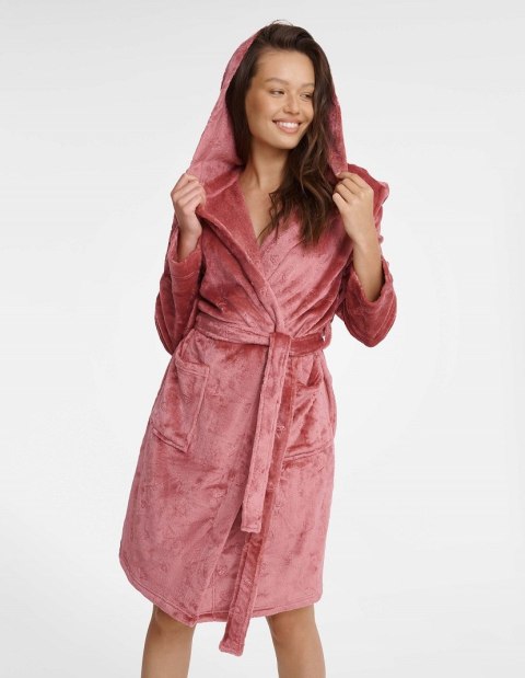 SZLAFROK HENDERSON LADIES 41066 GLOSSY L/XL różowy Esotiq Henderson SZLAFROK HENDERSON LADIES 41066 GLOSSY L/XL różowy Esotiq Henderson