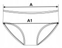Figi damskie LASEROWO cięte majtki MORAJ - M