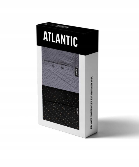 Bokserki męskie 2 PARY luźne ATLANTIC 2MBX-013 - M Bokserki męskie 2 PARY luźne ATLANTIC 2MBX-013 - M