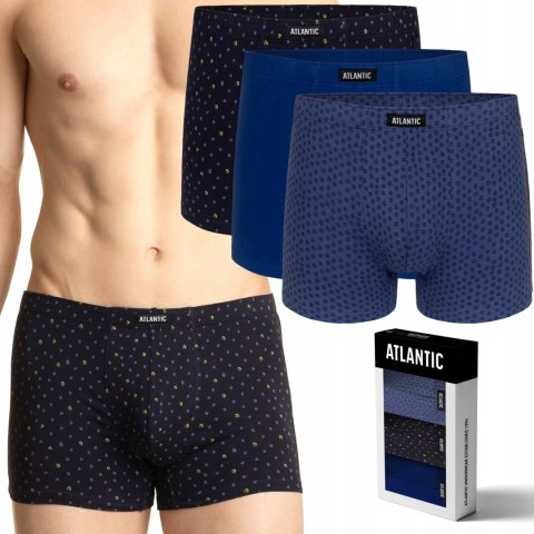 Bokserki męskie 3-PAK szorty ATLANTIC 3MH-025 XXL Bokserki męskie 3-PAK szorty ATLANTIC 3MH-025 XXL