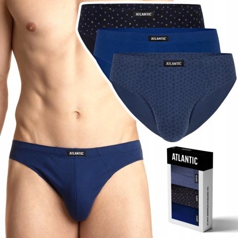 Slipy męskie 3-PAK majtki ATLANTIC 3MP-100 - XXL Slipy męskie 3-PAK majtki ATLANTIC 3MP-100 - XXL