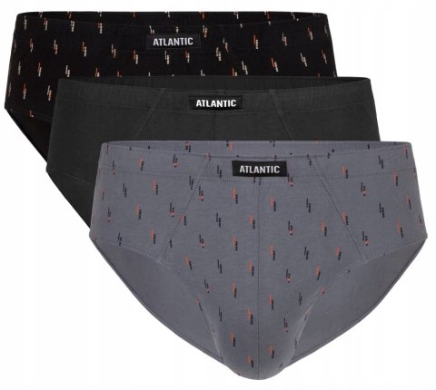 Slipy męskie 3-PAK majtki ATLANTIC 3MP-101 - XXL Slipy męskie 3-PAK majtki ATLANTIC 3MP-101 - XXL