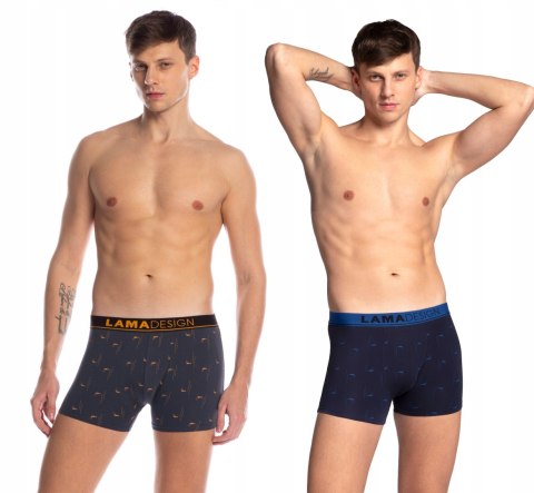 Bokserki Męskie Szorty 2 PARY Bawełniane LAMA - XL Bokserki Męskie Szorty 2 PARY Bawełniane LAMA - XL