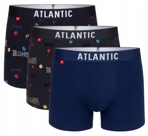 Bokserki męskie 3-PAK szorty ATLANTIC 3MH-011 XXL Bokserki męskie 3-PAK szorty ATLANTIC 3MH-011 XXL
