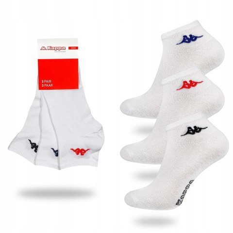 Skarpety 3-PAK zestaw KAPPA SNEAKER stopki - 39-42 Skarpety 3-PAK zestaw KAPPA SNEAKER stopki - 39-42