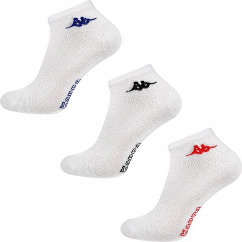 Skarpety 3-PAK zestaw KAPPA SNEAKER stopki - 39-42 Skarpety 3-PAK zestaw KAPPA SNEAKER stopki - 39-42