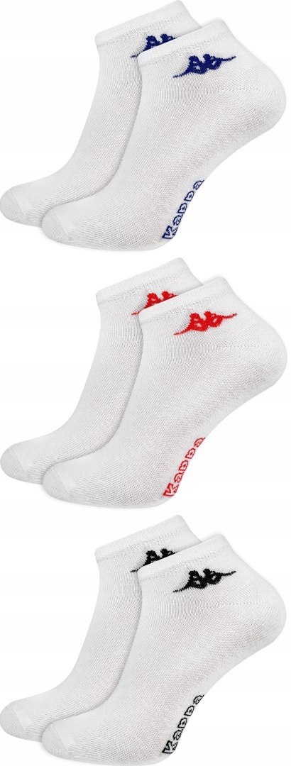 Skarpety 3-PAK zestaw KAPPA SNEAKER stopki - 39-42 Skarpety 3-PAK zestaw KAPPA SNEAKER stopki - 39-42