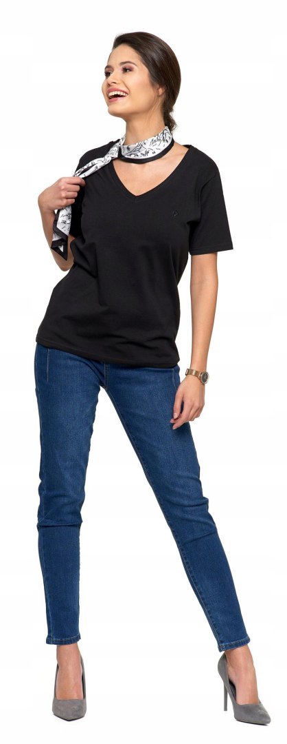Koszulka damska bawełna CZESANA MORAJ t-shirt - S Koszulka damska bawełna CZESANA MORAJ t-shirt - S