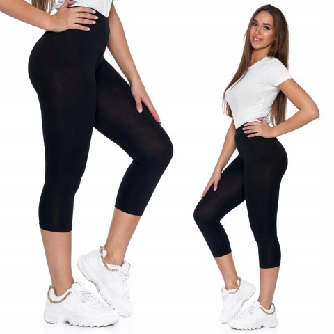 Legginsy bawełniane 3/4 kolarki MORAJ sport - L/XL Legginsy bawełniane 3/4 kolarki MORAJ sport - L/XL