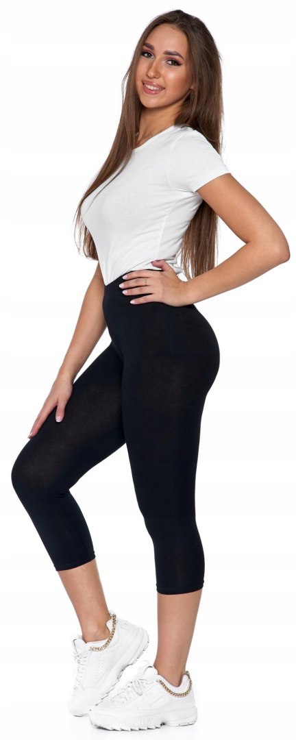 Legginsy bawełniane 3/4 kolarki MORAJ sport - L/XL Legginsy bawełniane 3/4 kolarki MORAJ sport - L/XL