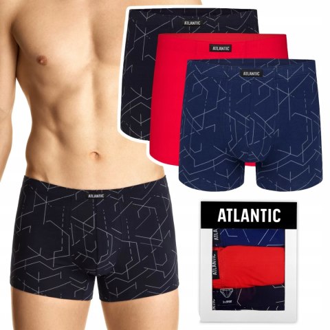 Bokserki męskie 3-PAK classic ATLANTIC 3MH-171 XXL Bokserki męskie 3-PAK classic ATLANTIC 3MH-171 XXL