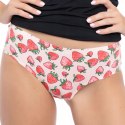 Figi damskie bezszwowe JULIMEX STRAWBERRY - XL