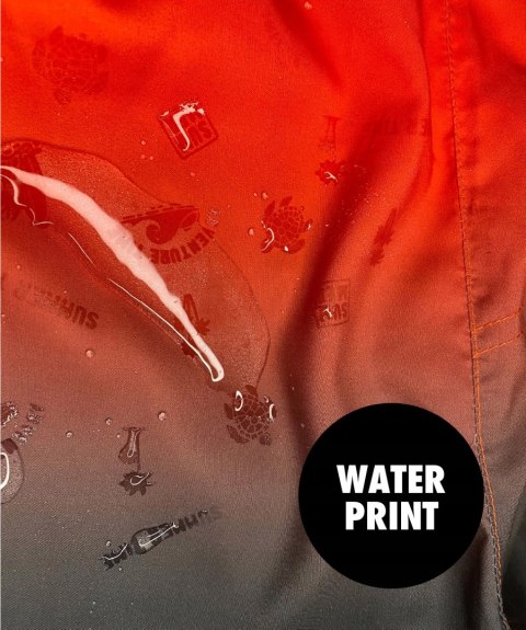Kąpielówki WODNY PRINT szorty plażowe ATLANTIC XL Kąpielówki WODNY PRINT szorty plażowe ATLANTIC XL