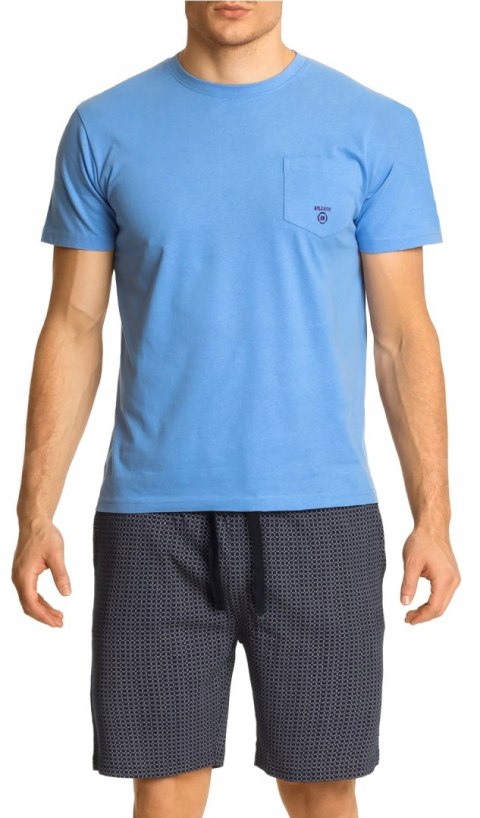 Piżama męska bawełniana ATLANTIC NMP-362 - XL Piżama męska bawełniana ATLANTIC NMP-362 - XL
