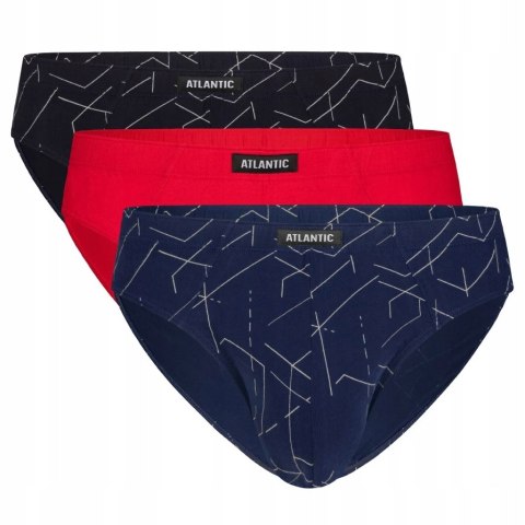 Slipy męskie 3-PAK sportowe ATLANTIC 3MP-149 - XXL Slipy męskie 3-PAK sportowe ATLANTIC 3MP-149 - XXL