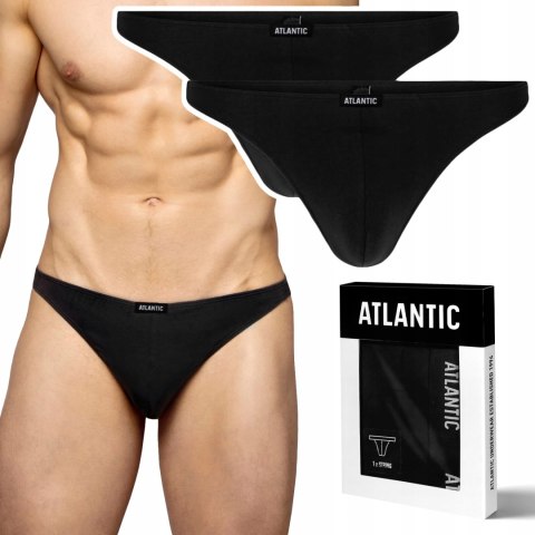 Stringi męskie mini 2 PARY ATLANTIC 2BMP-253 - XL Stringi męskie mini 2 PARY ATLANTIC 2BMP-253 - XL