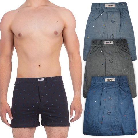 Bokserki męskie luźne MORAJ 3-PAK MIX WZORÓW - 3XL Bokserki męskie luźne MORAJ 3-PAK MIX WZORÓW - 3XL