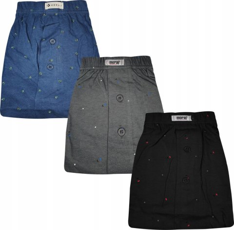 Bokserki męskie luźne MORAJ 3-PAK MIX WZORÓW - 3XL Bokserki męskie luźne MORAJ 3-PAK MIX WZORÓW - 3XL