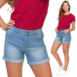 Szorty damskie jeansowe krótkie spodenki MORAJ XL