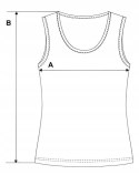 Podkoszulek Damski Bawełniany na Ramiączkach - XL