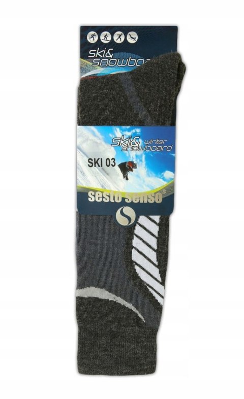 Skarpety WEŁNIANE narciarskie SESTO SENSO - 39-41 Skarpety WEŁNIANE narciarskie SESTO SENSO - 39-41