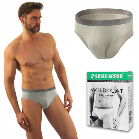 Slipy męskie SESTO SENSO WILD CAT - L Slipy męskie SESTO SENSO WILD CAT - L