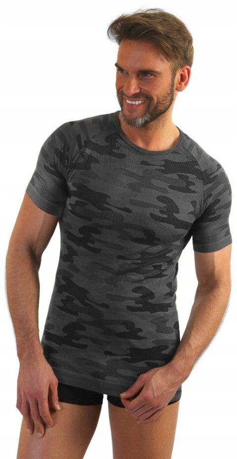 Koszulka męska TERMOAKTYWNA T-SHIRT militarny trekkingowy SESTO SENSO - L