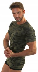 Koszulka męska TERMOAKTYWNA T-SHIRT militarny trekkingowy SESTO SENSO - L