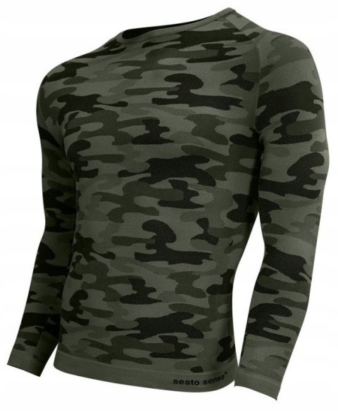 Koszulka męska TERMOAKTYWNA T-SHIRT militarny trekkingowy SESTO SENSO - XXL Koszulka męska TERMOAKTYWNA T-SHIRT militarny trekkingowy SESTO SENSO - XXL