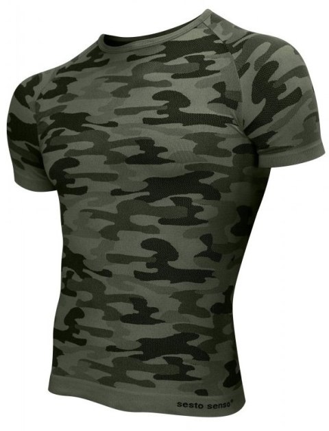 Koszulka męska TERMOAKTYWNA T-SHIRT militarny trekkingowy SESTO SENSO - M