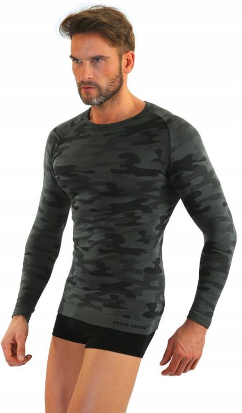 Koszulka męska TERMOAKTYWNA T-SHIRT militarny trekkingowy SESTO SENSO - S Koszulka męska TERMOAKTYWNA T-SHIRT militarny trekkingowy SESTO SENSO - S