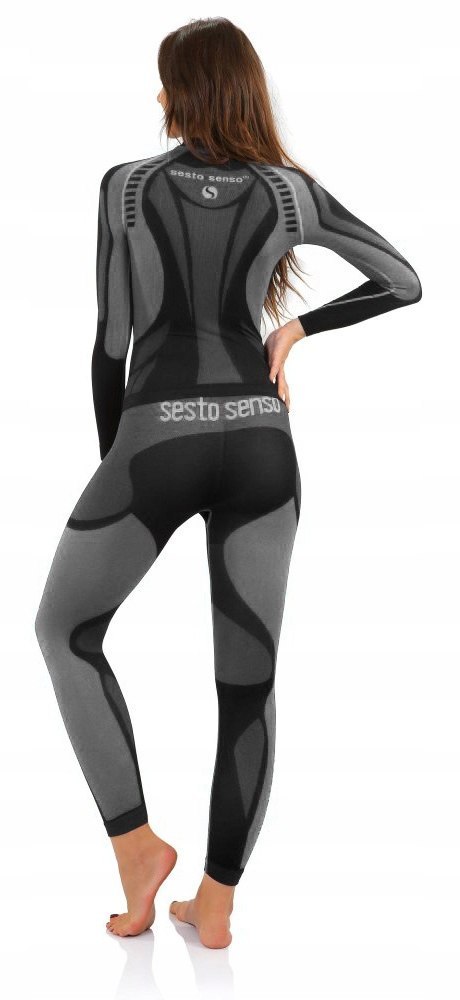 Spodnie TERMOAKTYWNE damskie ciepłe legginsy termiczne SESTO SENSO - XL Spodnie TERMOAKTYWNE damskie ciepłe legginsy termiczne SESTO SENSO - XL