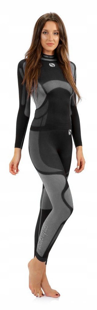 Spodnie TERMOAKTYWNE damskie ciepłe legginsy termiczne SESTO SENSO - XL Spodnie TERMOAKTYWNE damskie ciepłe legginsy termiczne SESTO SENSO - XL