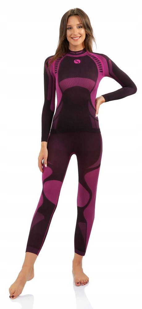 Spodnie TERMOAKTYWNE damskie ciepłe legginsy termiczne SESTO SENSO - XL Spodnie TERMOAKTYWNE damskie ciepłe legginsy termiczne SESTO SENSO - XL