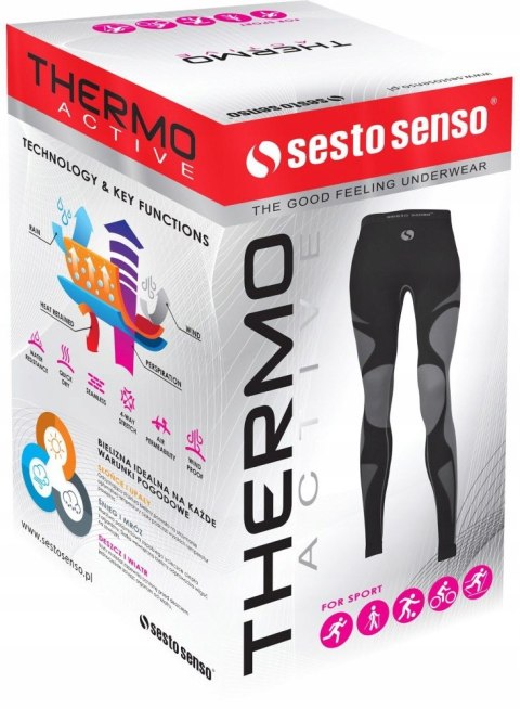 Spodnie TERMOAKTYWNE damskie ciepłe legginsy termiczne SESTO SENSO - M Spodnie TERMOAKTYWNE damskie ciepłe legginsy termiczne SESTO SENSO - M