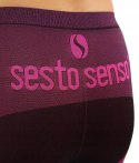 Spodnie TERMOAKTYWNE damskie ciepłe legginsy termiczne SESTO SENSO - S