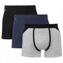 Bokserki męskie dopasowane MORAJ 3-PAK bawełna - M Bokserki męskie dopasowane MORAJ 3-PAK bawełna - M