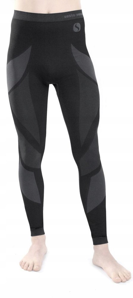 Spodnie TERMOAKTYWNE męskie ciepłe kalesony termiczne SESTO SENSO - M