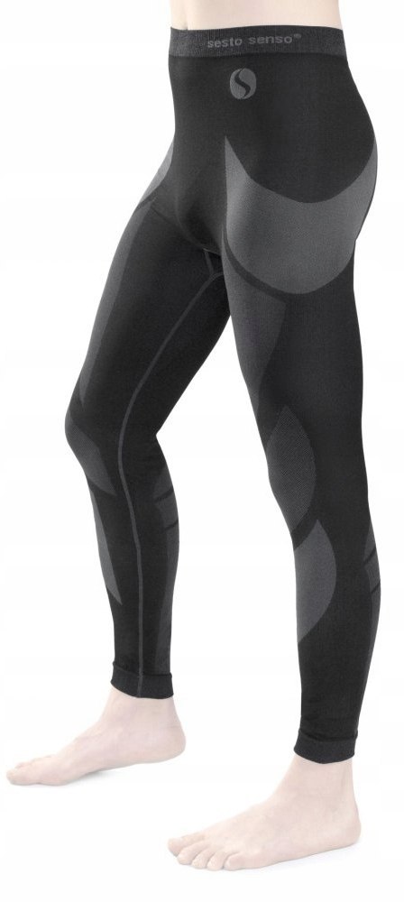 Spodnie TERMOAKTYWNE męskie ciepłe kalesony termiczne SESTO SENSO - S