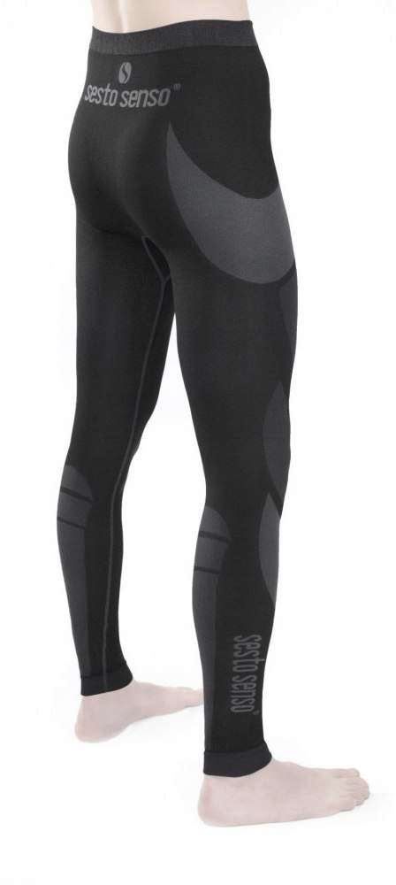 Spodnie TERMOAKTYWNE męskie ciepłe kalesony termiczne SESTO SENSO - S