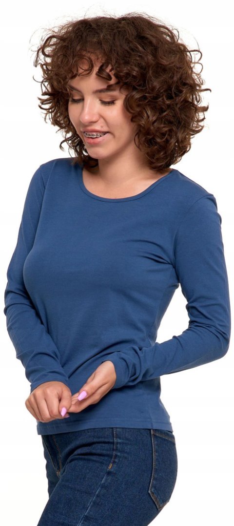 Bluzka Damska Bawełniana Luźna Gładka MORAJ - XL Bluzka Damska Bawełniana Luźna Gładka MORAJ - XL