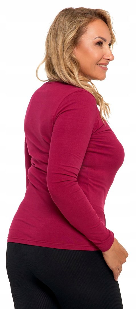 Bluzka Damska Bawełniana Luźna Gładka MORAJ - S